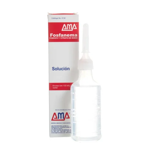 FOSFANEMA (ENEMA FOSFATO/CITRATO SODIO) SOL RECTAL CANULA 133 ML AMA