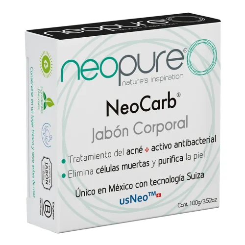 JABON CARBON ACTIVADO 100 G NEOPURE