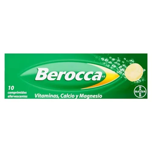 BEROCCA (VITAMINAS/CALCIO/MAGNESIO) COMP EFERV C/10 BAYER