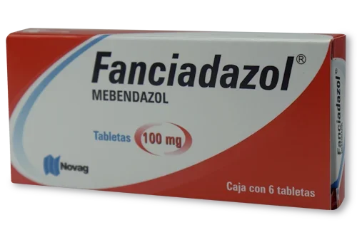 FANCIADAZOL (MEBENDAZOL) TAB 100 MG C/6 NOVAG FANCIADAZOL (MEBENDAZOL) TAB 100 MG C/6 NOVAG