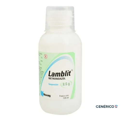 LAMBLIT (METRONIDAZOL) SUSP 2.5 G C/120 ML NOVAG