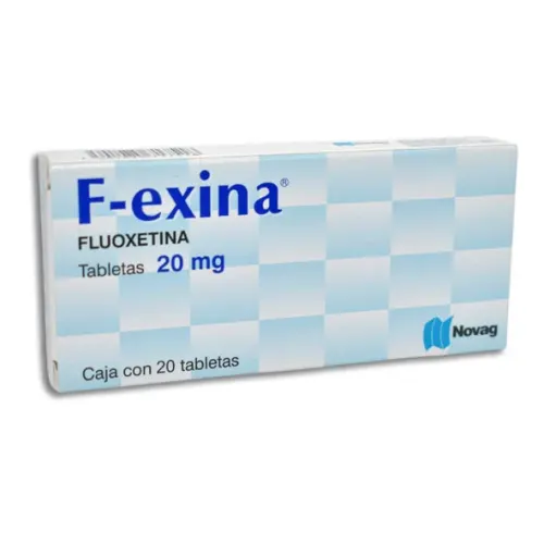 F-EXINA (FLUOXETINA) TAB 20 MG C/20 NOVAG F-EXINA (FLUOXETINA) TAB 20 MG C/20 NOVAG
