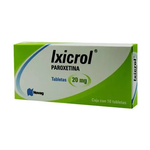 IXICROL (PAROXETINA) TAB 20 MG C/10 NOVAG
