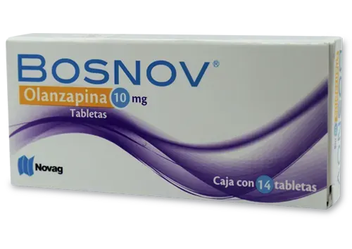 BOSNOV (OLANZAPINA) TAB 10 MG C/14 NOVAG