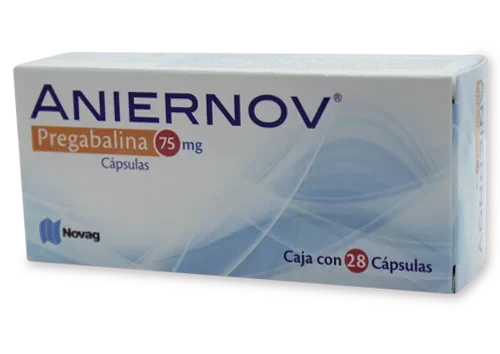 ANIERNOV (PREGABALINA) CAP 75 MG C/28 NOVAG
