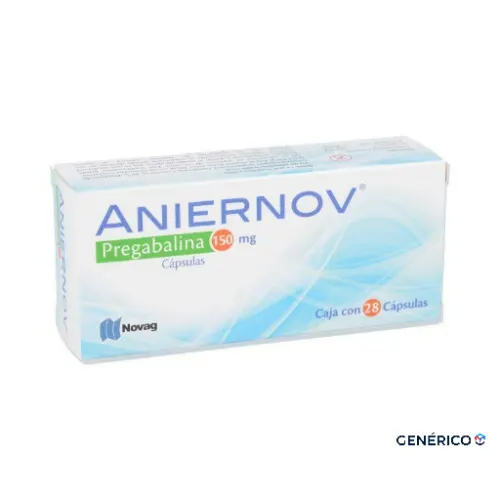 ANIERNOV (PREGABALINA) CAP 150 MG C/28 NOVAG