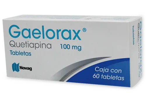 GAELORAX (QUETIAPINA) TAB 100 MG C/60 NOVAG GAELORAX (QUETIAPINA) TAB 100 MG C/60 NOVAG