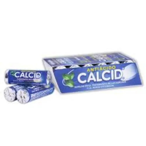 CALCID (CARBONATO DE CALCIO) TAB MAST SABOR MENTA PAQ C/12 ROLLOS C/12 PHARMA BRAND