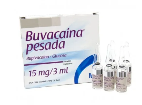 BUVACAINA AL 0.5% PESADA (GLUCOSA/BUPIVACAINA) SOL INY 240/15 MG/3 ML C/5 4000302 PISA