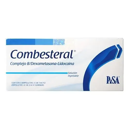 COMBESTERAL (COMPLEJO B/DEXA/LIDOCAINA) SOL INY 5/4/30 MG 2 ML C/6 4008220 PISA COMBESTERAL (COMPLEJO B/DEXA/LIDOCAINA) SOL INY 5/4/30 MG 2 ML C/6 4008220 PISA