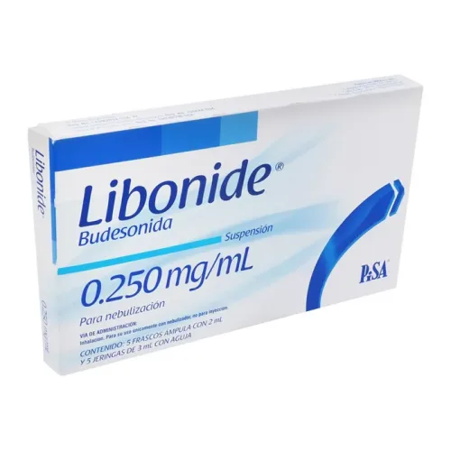 LIBONIDE (BUDESONIDA) SUSP P/INH 0.250 MG/2 ML C/5 AMP 4022571 PISA