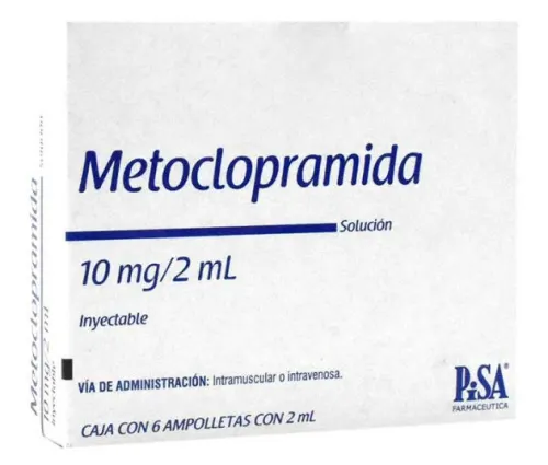 METOCLOPRAMIDA SOL INY 10 MG/2 ML C/6  4035532 PISA