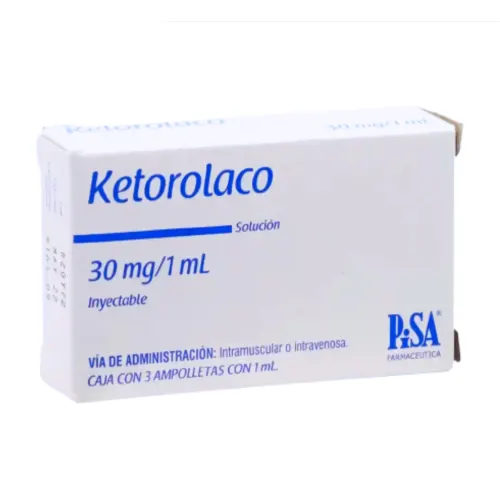 KETOROLACO SOL INY I.M/I.V. 30 MG C/3 AMP 4043880 PISA