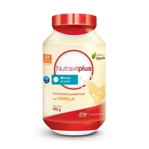 NUTRAVIT PLUS (SUPLEMENTO ALIMENTICIO) SABOR VAINILLA C/425 G IFA
