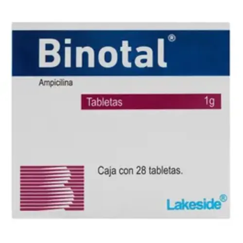 BINOTAL (AMPICILINA) TAB 1 G C/28 LAKESIDE