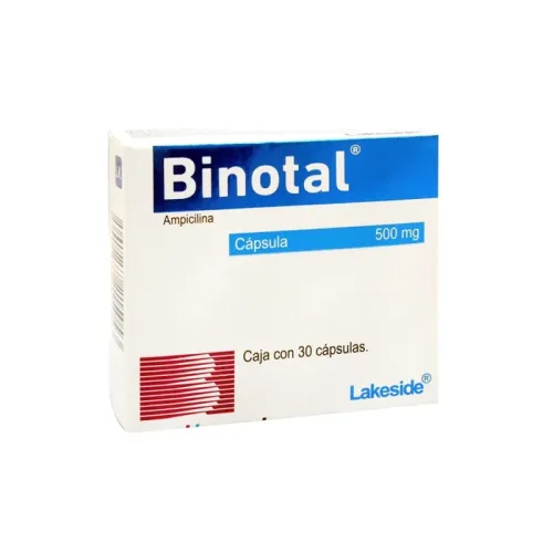 BINOTAL (AMPICILINA) CAP 500 MG C/30 LAKESIDE