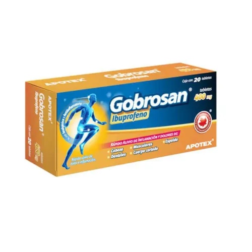 GOBROSAN (IBUPROFENO) TAB 400 MG C/20 APOTEX