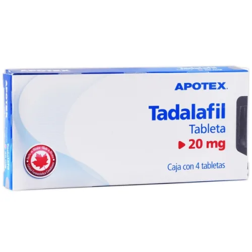 TADALAFIL TAB 20 MG C/4 APOTEX