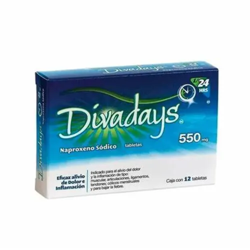 DIVADAYS (NAPROXENO SODICO) TAB 550 MG C/12 APOTEX