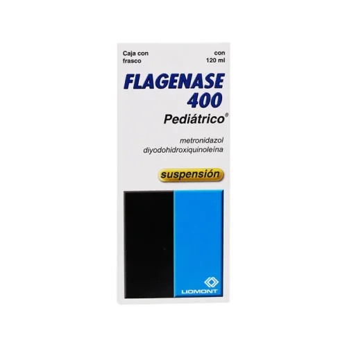 FLAGENASE 400 PED (METRONIDAZOL/DIYODO) SUSP C/120 ML LIOMONT