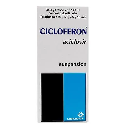 CICLOFERON (ACICLOVIR) SUSP 200/ MG/ML C/125 ML LIOMONT