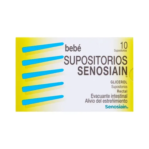 SENOSIAIN BEBE (GLICEROL) SUPOSITORIOS 1478 MG C/10 SENOSIAIN