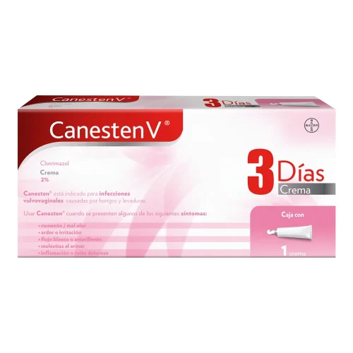 CANESTEN V (CLOTRIMAZOL) CREMA AL 2% C/3 APLICADORES BAYER