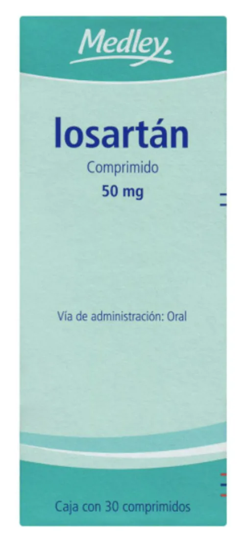 LOSARTAN COMP 50 MG C/30 MEDLEY