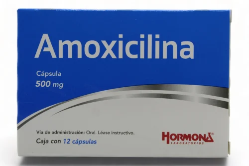 AMOXICILINA CAP 500 MG C/12 HORMONA