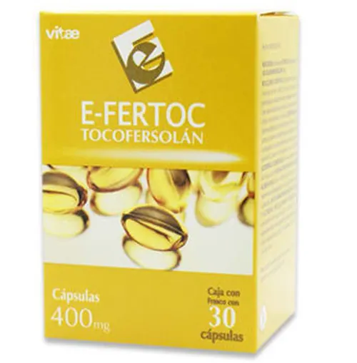 E-FERTOC (VITAMINA E) CAP 400 MG C/30 VITAE