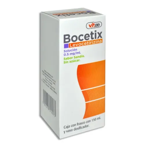 BOCETIX (LEVOCETIRIZINA) SOL 0.5 MG/ML SABOR SANDIA S/AZUCAR C/150 VITAE