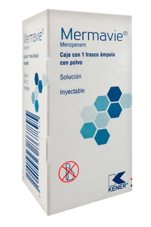 MERMAVIE (MEROPENEM) SOL INY IV 1 G KENER