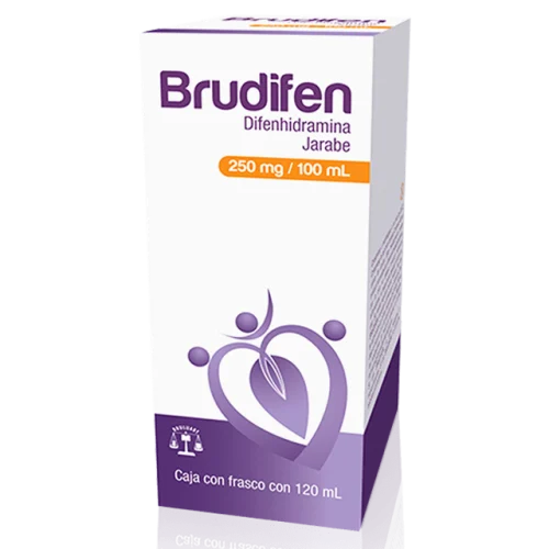 BRUDIFEN (DIFENHIDRAMINA) JBE 250 MG/100 ML C/120 ML BRULUART