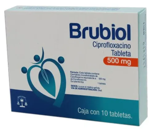 BRUBIOL (CIPROFLOXACINO) TAB 500 MG C/10 BRULUART BRUBIOL (CIPROFLOXACINO) TAB 500 MG C/10 BRULUART