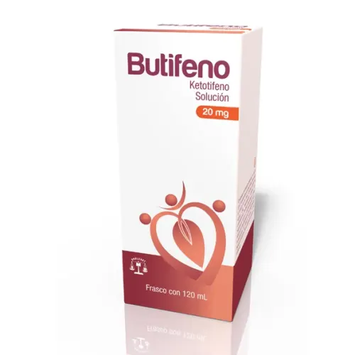 BUTIFENO (KETOTIFENO) SUSP 20 MG C/120 ML BRULUART