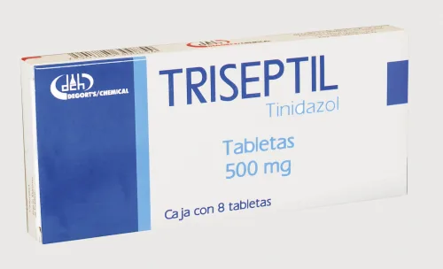 TRISEPTIL (TINIDAZOL) TAB 500 MG C/8 DEGORTS