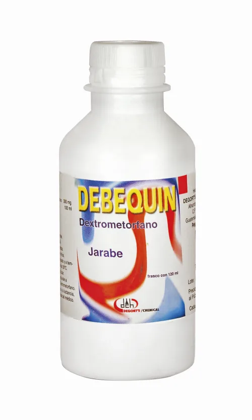 DEBEQUIN C INF (DEXTRO/GUAIFE) JBE 1.5/10 MG/ML C/120 ML DEGORTS