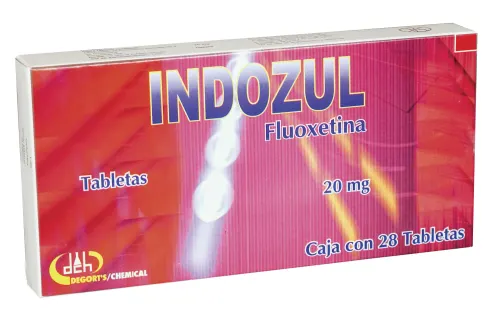 INDOZUL (FLUOXETINA) TAB 20 MG C/28 DEGORTS