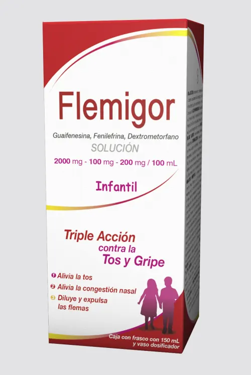 FLEMIGOR INF (DEXTRO/GUAIFE/FENILE) SOL C/150 ML DEGORTS