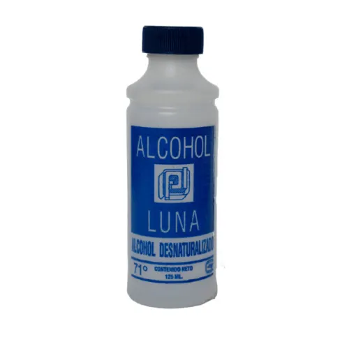 ALCOHOL ETILICO DESNATURALIZADO 71° C/125 ML LUNA