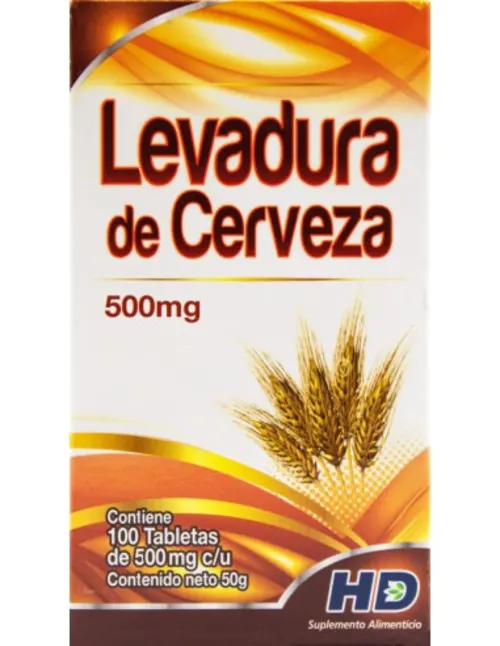 LEVADURA DE CERVEZA TAB 500 MG C/100 HD MORELIA
