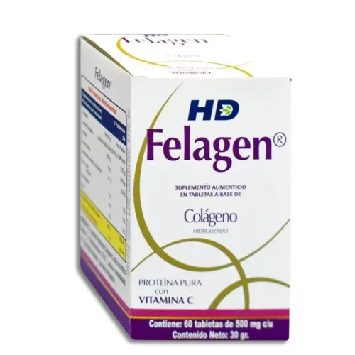 FELAGEN (COLAGENO/VITAMINA C) TAB 500 MG C/60 HD MORELIA