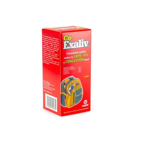 CO-EXALIV (PARACE/FENILE/CLORFE) JBE 600/200/30 MG/5 ML C/120 ML MAVER