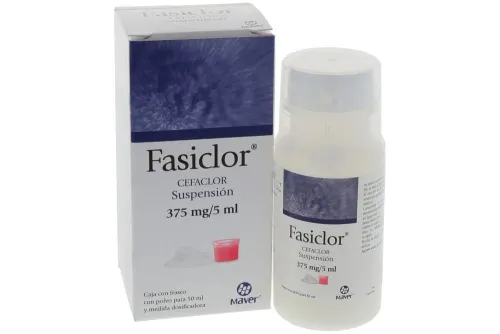FASICLOR (CEFACLOR) SUSP 375 MG/5 ML C/50 ML MAVER