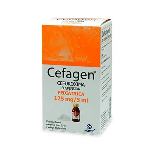 CEFAGEN (CEFUROXIMA) SUSP 125 MG/5 ML P/50 ML MAVER CEFAGEN (CEFUROXIMA) SUSP 125 MG/5 ML P/50 ML MAVER