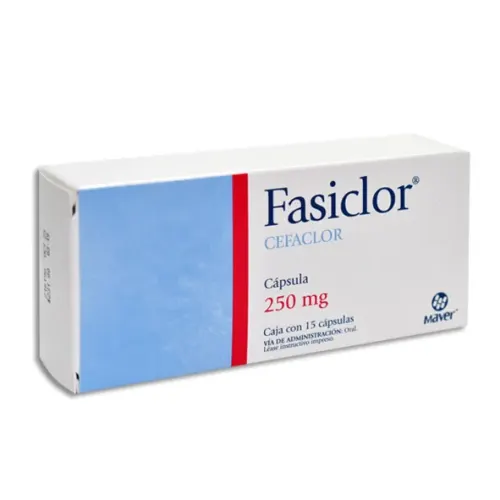 FASICLOR (CEFACLOR) CAP 250 MG C/15 MAVER