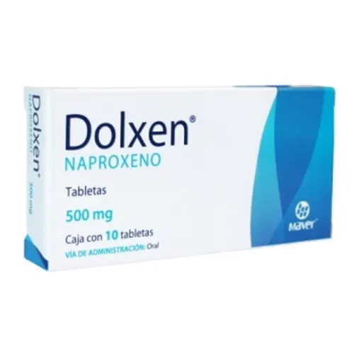 DOLXEN (NAPROXENO) TAB 500 MG C/10 MAVER
