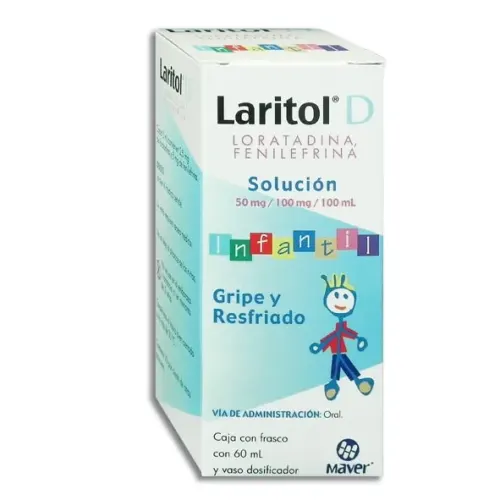 LARITOL D INF (FENILEFRINA/LORATADINA) JBE 1/0.5 MG/ML C/60 ML MAVER