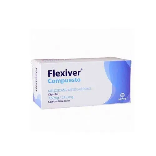 FLEXIVER COMP (METOCARBAMOL/MELOXICAM) CAP 215/7.5 MG C/20 MAVER