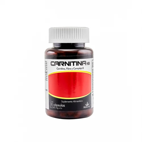 CARNITINA+B (CARNITINA/COMPLEJO B) CAP 560 MG C/30 NATUREX